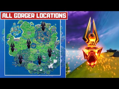 All Gorger and Gatherer Locations in Fortnite Chapter 2 Season 4! - Destroy Gatherers