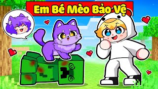 Download lagu NABEE, THE BABY CAT, PROTECTS TOGA FROM DANGER IN MINECRAFT *NABEE THE PROTECTIVE CAT 😺😲 mp3