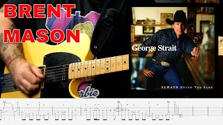 Video thumbnail for Brent Mason Solo - George Strait - One Of You (Country Guitar TAB) by Levi Clay