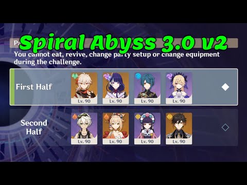 Double Geo + Pyro Yoimiya and Hyper Carry Taser Raizen - Floor 12 | 36 Star | Spiral Abyss 3.0 v2