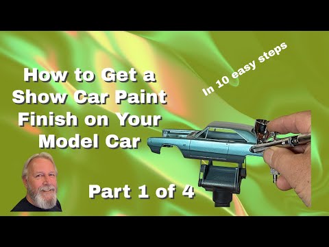 How to get a Show Car Paint Finish on your Model Car Part 1 (initial preparation through primer)
