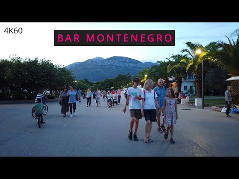 🏖️Bar🌴Beach🌞Montenegro🇲🇪2023🚶🏻‍♂️Walking tour📷4K60