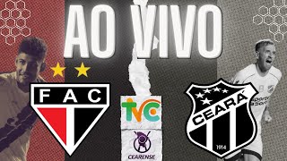 AO VIVO: FERROVIÁRIO X CEARÁ | CEARENSE 2026 | 02° FASE | 1ª RODADA