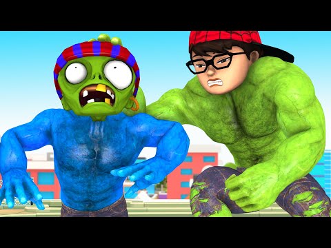 Papa Nick Transform Hero NickHulk vs Giant Zombie Protect Son Nick - Scary Teacher 3D Sad Story