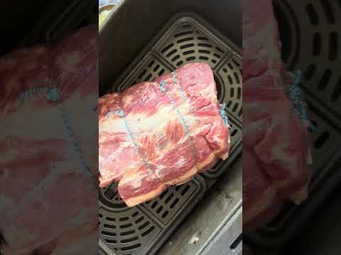 Crispy Air Fryer Roast Pork Dinner | Easy 1-Basket Roast in Under 15 Mins Prep! 🔥