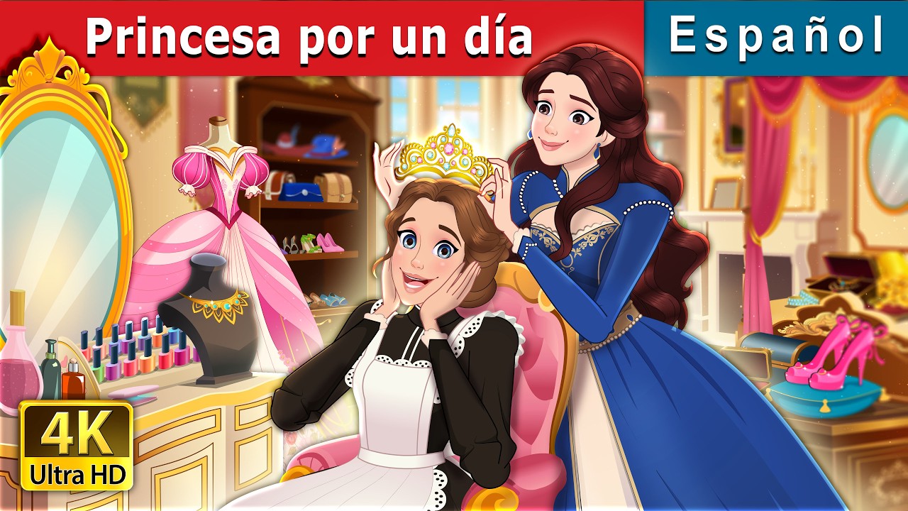 Princesa por un día | Princess for a Day in Spanish | @SpanishFairyTales