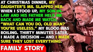 They Held Me Back While My Daughter Was Slapped At Christmas Dinner — Then I Made My Move…