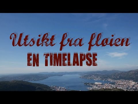 Utsikt fra Fløien: En norsk Timelapse