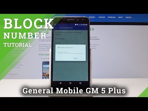 How to Block a Number in General Mobile GM 5 Plus - Create a Blacklist