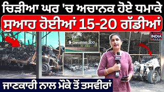 Mohali News | ਚਿੜੀਆ ਘਰ 'ਚ ਅਚਾਨਕ ਹੋਏ ਧਮਾਕੇ, ਮੱਚ ਕੇ ਸੁਆਹ ਹੋਈਆਂ 15-20 ਗੱਡੀਆਂ, ਮੌਕੇ ਦੀਆਂ ਤਸਵੀਰਾਂ |