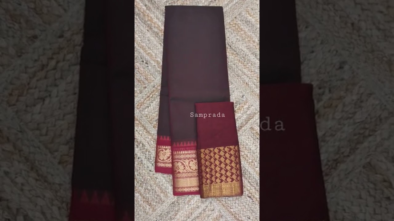 Zari Border South Cotton Sarees | Summer Special #samprada #saree #sarees #sari #shorts #shortvideo