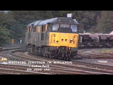 BR in the 1990s Whitacre Junction (W  Midlands) on 9th June 1997 + Sutton Park