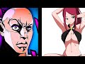 Anime Vs Reddit The Rock Reaction Meme Kushina Uzumaki