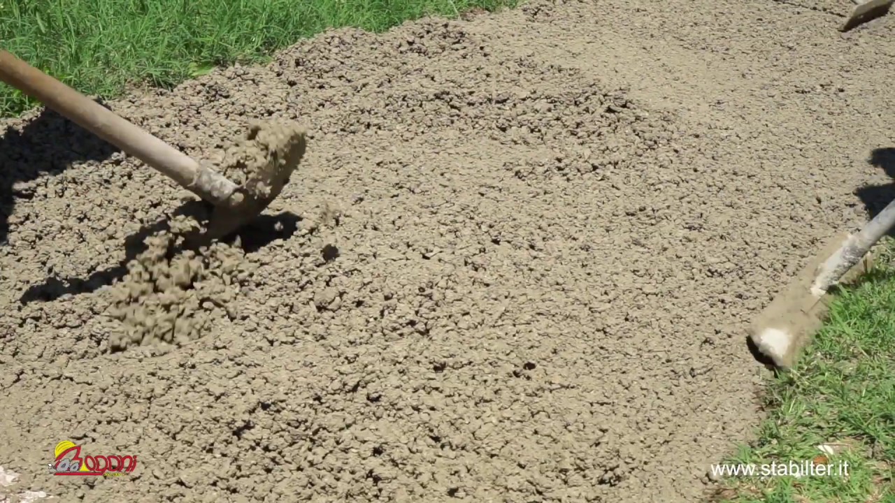 Stabilter: posa a mano di ECO pavimentazione stabilizzata