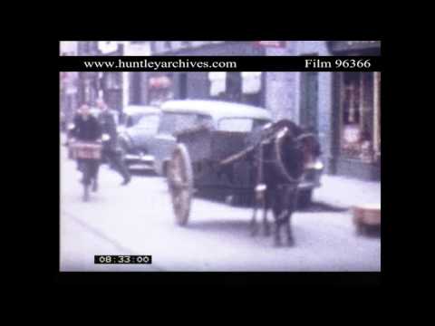 Irish Railway, 1950's.  Archive film 96366