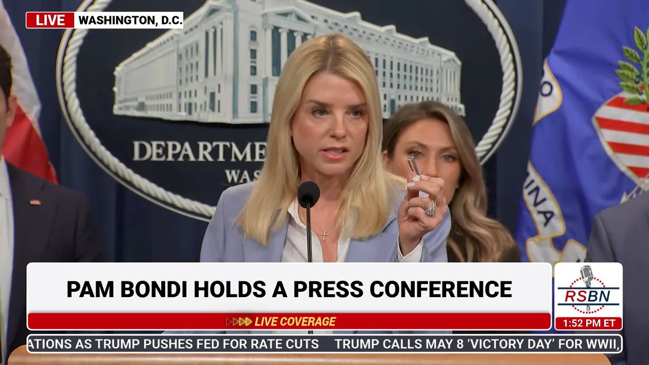 WATCH: Attorney General Pam Bondi Holds a Press Conference - 5/6/25