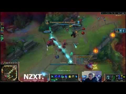 Scarra playing karthus mid 2 preseason 5