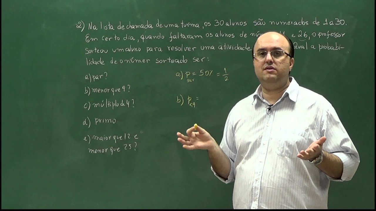 Exercícios de probabilidade 1