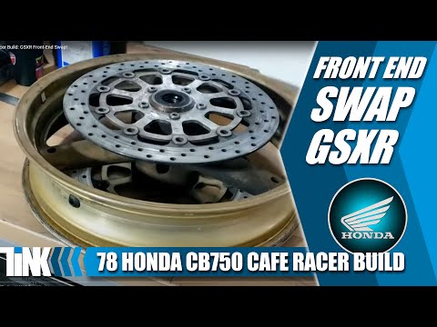 Honda CB750 Café Racer Build: GSXR Front-End Swap!