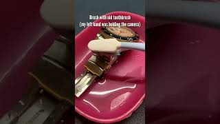 Cleaning a watch after months of almost daily use (dried sweat + dust) | Warning: Dive Watch Only!
