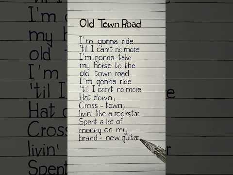 old town road lyrics #oldtownroad #lyrics