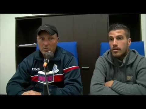 Serie D. Cavese-Marsala. Conferenza pre gara, Rosario Pergolizzi, Mattia Gallon