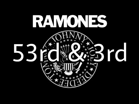 RAMONES - 53rd & 3rd (Lyric Video)