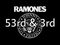 RAMONES - 53rd & 3rd (Lyric Video)