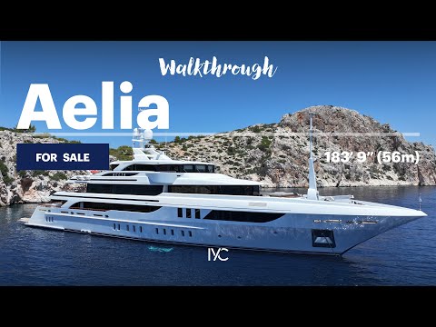 AELIA | The best walkthrough of the luxurious 183'9" (56m) Benetti superyacht  | For sale with IYC