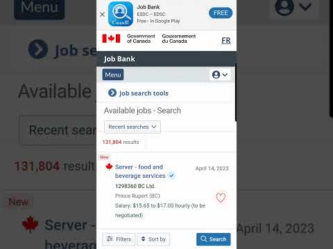 Find a job in Canada! Canada Work Permit 2023.