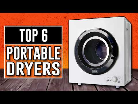 Portable Dryer, 850W Fast Drying Clothes Airer, 180-Minute Timer, 360° Hot Air Circulation for Efficient Drying in Room, Balcony, Bedroom video review thumbnail