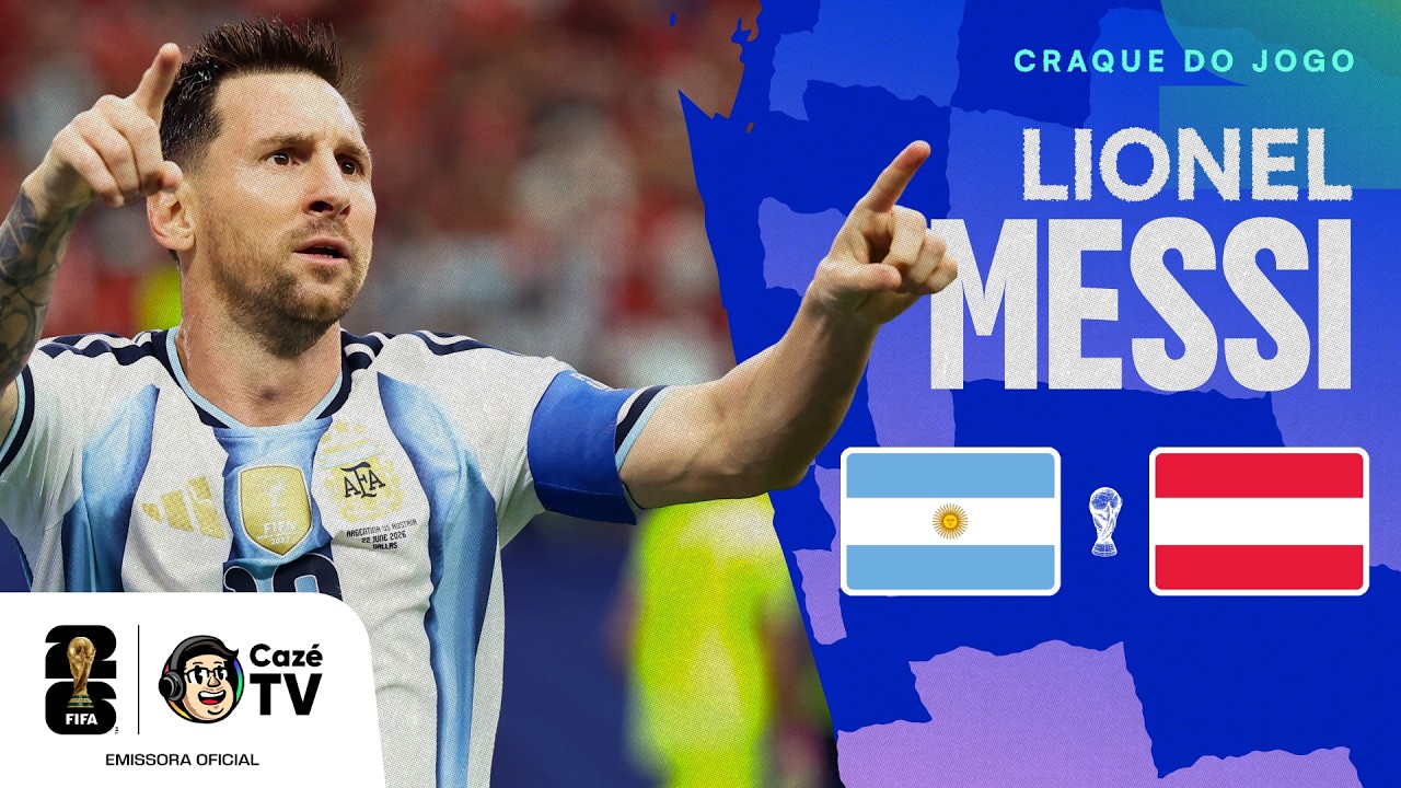 O MAIOR ARTILHEIRO DAS COPAS! TODOS OS LANCES DE LIONEL MESSI EM ARGENTINA X ÁUSTRIA | COPA DO MUNDO