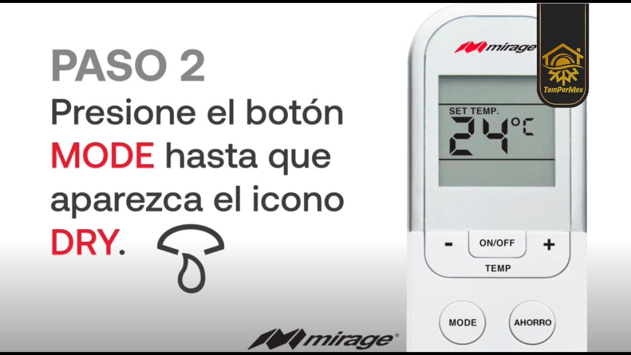 USO DEL MODO DESHUMIDIFICADOR l TEMPERMEX 2020