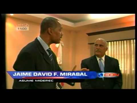 Jaime David Fernández  Mirabal asume Miderec