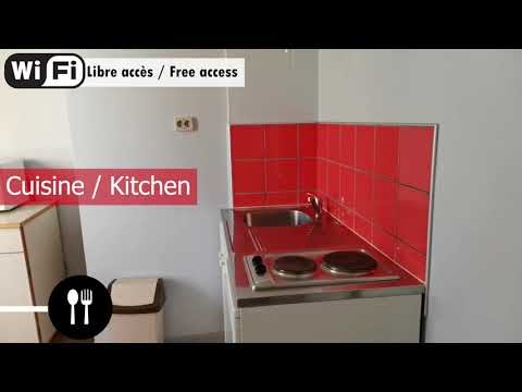 Logement T1 de 20m² Résidence BOUGAINVILLE - LE HAVRE - CROUS NORMANDIE