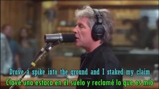 BON JOVI - This house is not for sale (lyrics / subtitulado)
