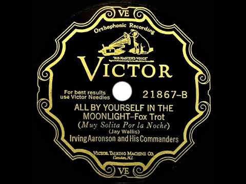 1929 Irving Aaronson - All By Yourself In The Moonlight (Phil Saxe & trio, vocal)