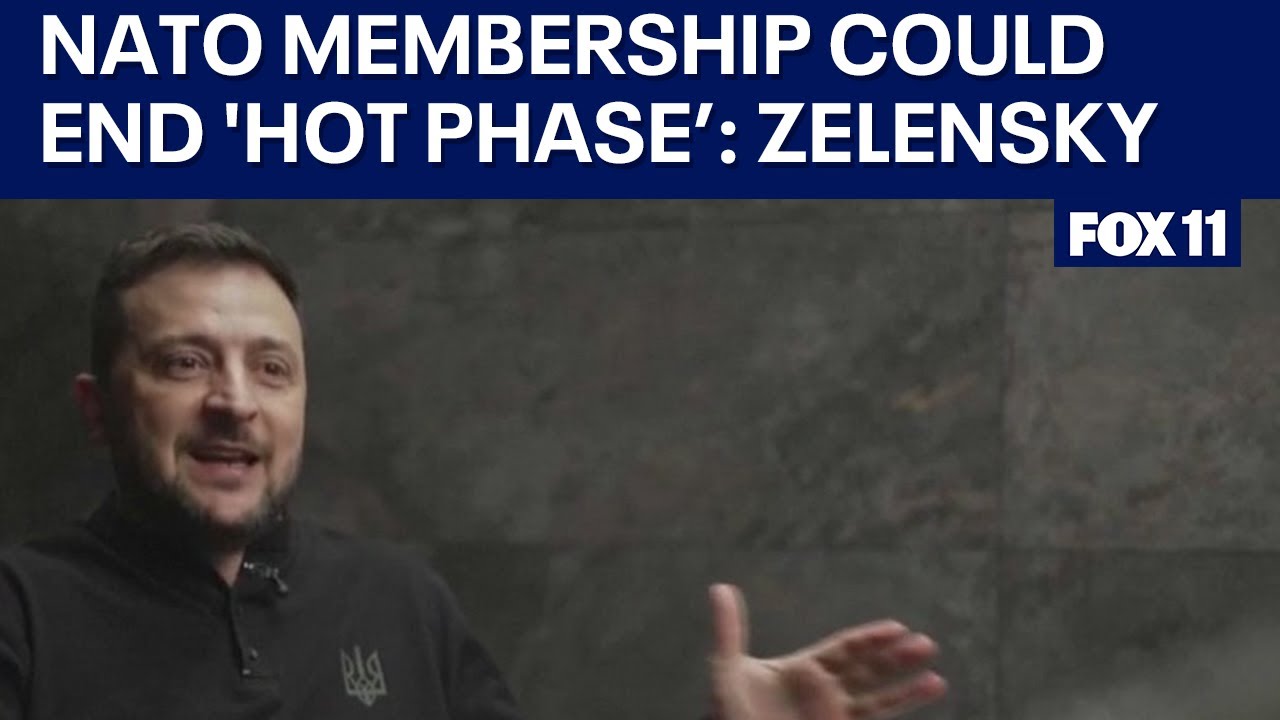 Zelensky suggests NATO could halt ‘hot phase’ of war