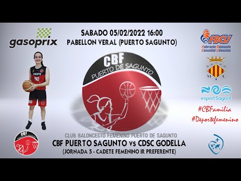 Videohighlights Cadete Gasoprix CBF Puerto - CDSC Godella (J5 LIGA 21-22)