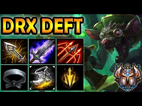 Deft TWITCH vs JHIN [ ADC ] Patch 10.18 Korea Challenger ✔️