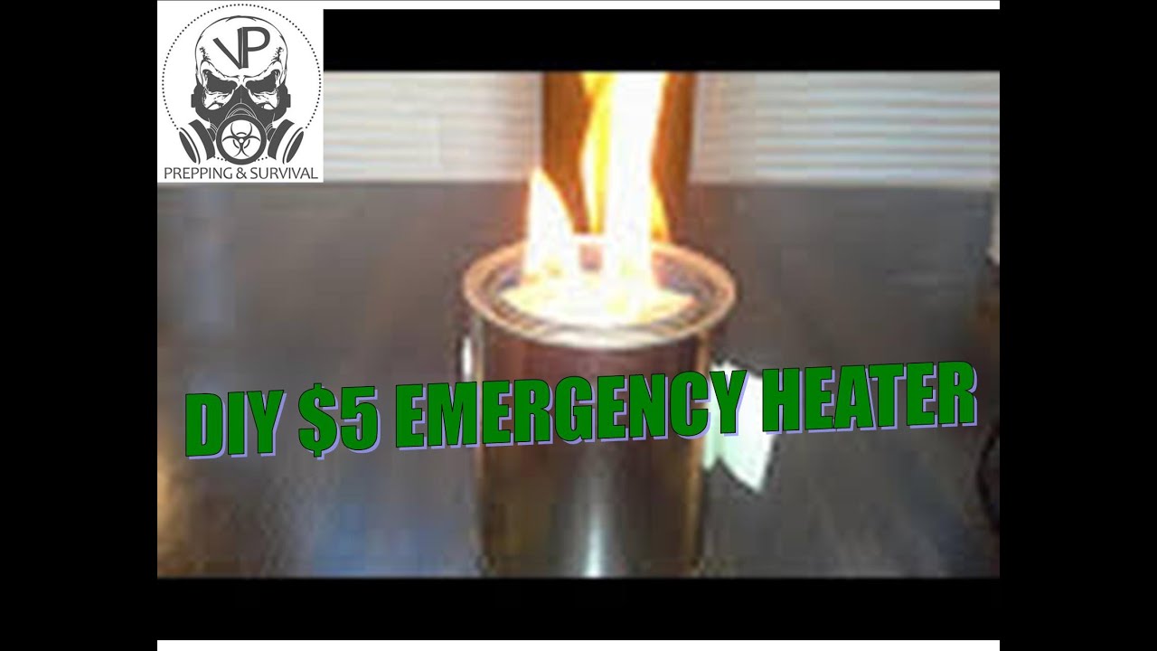 Calentador de emergencia DIY por 5$