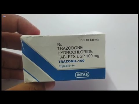 100 mg Trazonil-100 Trazodone Hydrochloride USP Tablets