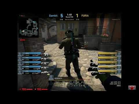 KSCERATO POV (FURIA) vs Gambit - inferno - 26-15  / ESL Pro League Season 13