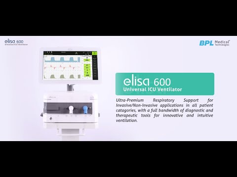 ELISA 600 ICU Ventilator