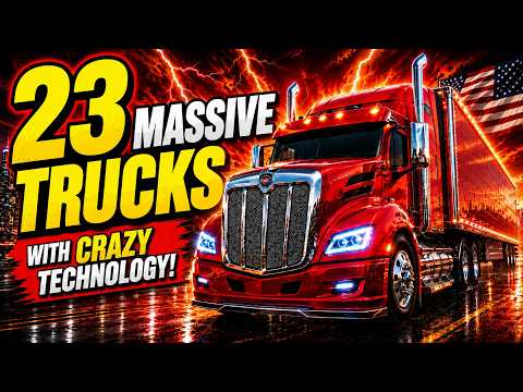 23 Massive Trucks With Crazy Technology That Look Impossible!