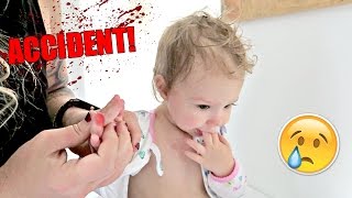 SCARY BABY FINGER ACCIDENT!