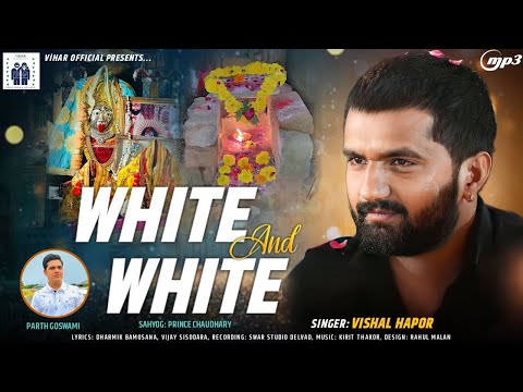 White And White | Vishal Hapor | New Gujrati Song | @vishalhaporofficial #vishalhapor #amulakhr