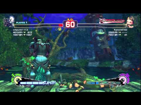 cmpunk1113 (Seth) Vs Kanon4182 (Ibuki) SSF4 AE Ranked Matches - PSN