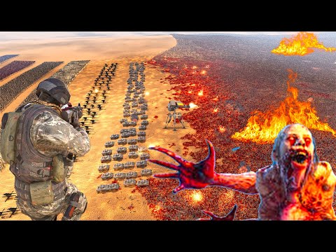 UEBS 2 !! 6 MILLION ZOMBIES vs Strategic Delta Force | NEW UPDATE !  ultimate Epic Battle Simulator2