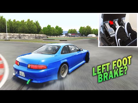 Assetto Corsa How to Drift Tutorial (PART 3) | Footbrake & Handbrake TIPS
